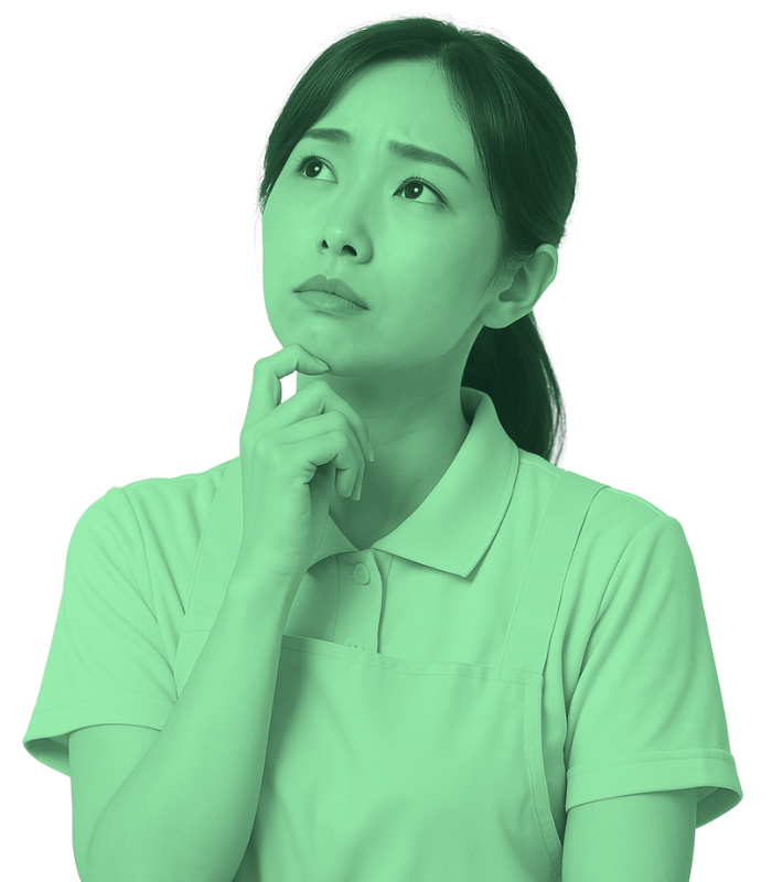 悩んでいる女性